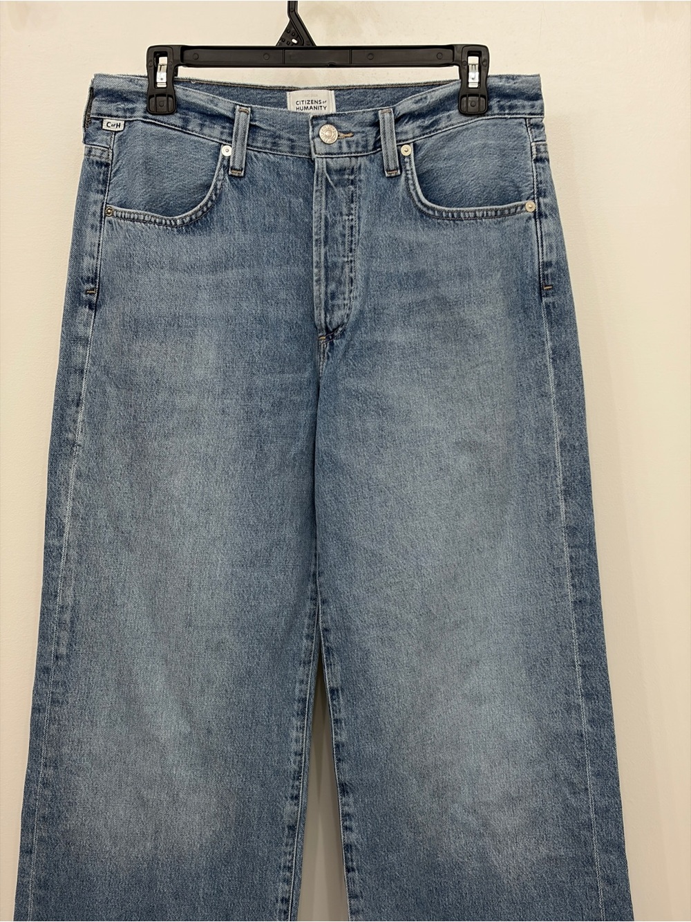 Citizens of Humanity Annina wide Leg Jeans size 28 light medium vintage wash - Picture 4 of 13